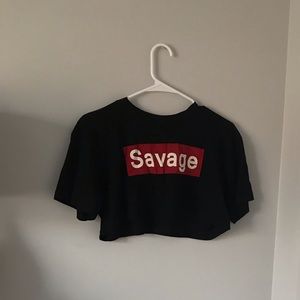 Fashion Nova Savage Crop Top